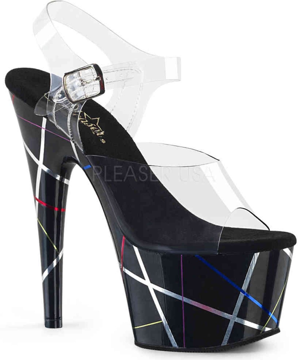 EU 36 = US 6 | ADORE-708BMC | 7 Heel, 2 3/4 PF Ankle Strap Sandal